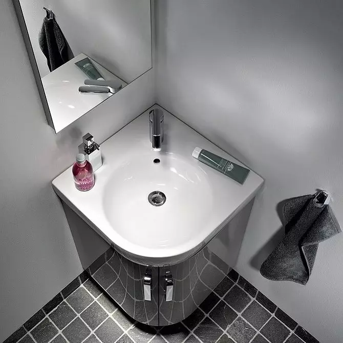 Kylpyhuone sisustus moderniin tyyliin: 12 virheitä, jotka ovat useimmiten sallittuja suunnittelussa 10615_24
