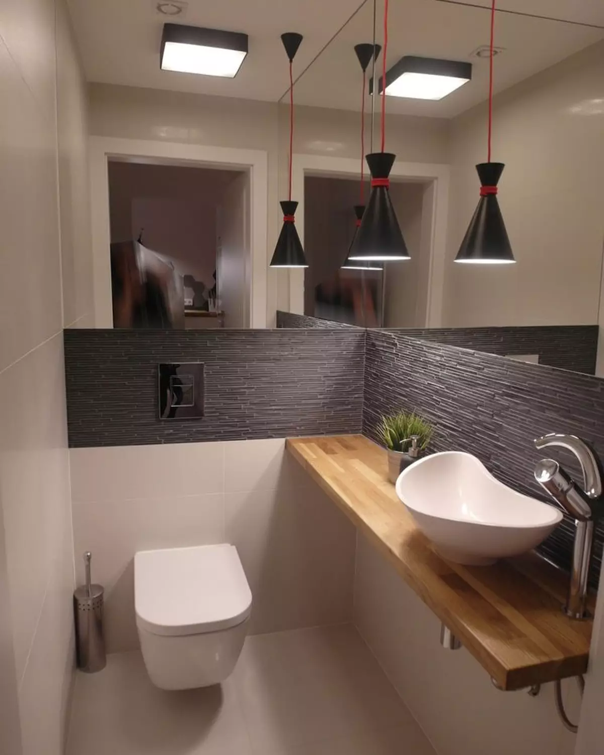 Casa de banho elegante em estilo contemporâneo: foto, design, interior