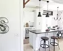 Dapur putih dalam gaya moden: 11 Contoh reka bentuk yang anda akan memikat 10649_4