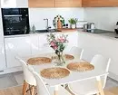 Dapur putih dalam gaya modern: 11 contoh desain yang akan Anda ikat 10649_61