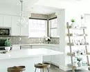 Baltā virtuve mūsdienu stilā: 11 dizaina piemēri, kurus jūs apburat 10649_62
