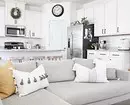 Dapur putih dalam gaya moden: 11 Contoh reka bentuk yang anda akan memikat 10649_74