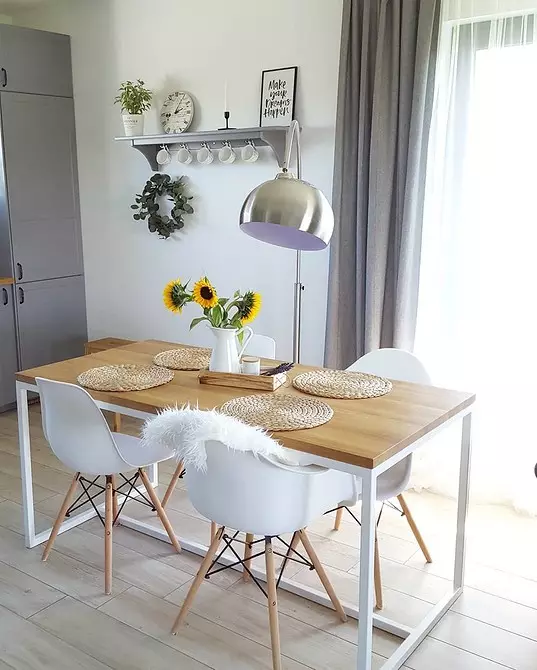 Dapur putih dalam gaya modern: 11 contoh desain yang akan Anda ikat 10649_85