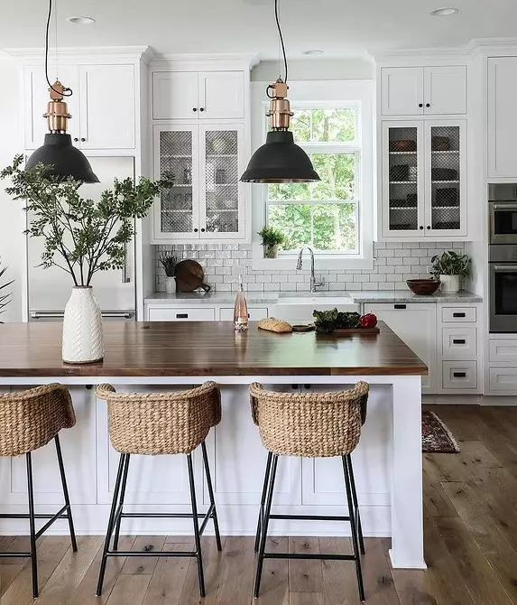 White kitchen in modern style: 11 design examples that you will enchant 10649_99