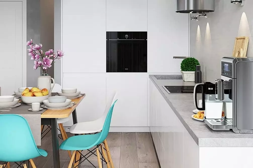 厨房结合起居室：10个时尚的设计理念和方法来重复它们 10662_48