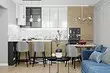 ایک بہت چھوٹا سا باورچی خانے کے رہنے والے کمرے کا انتظام کیسے کریں: 5 ڈیزائن تجاویز اور 64 تصاویر کی حوصلہ افزائی کے لئے