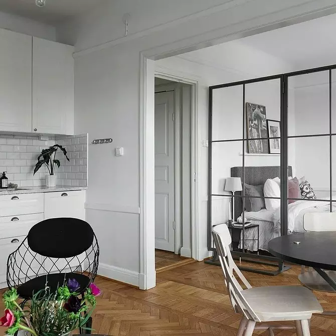 Deseño de apartamento de unha habitación 40 m²: 6 soviéticos para a organización do espazo 10673_45