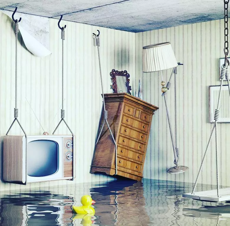 Overstroming in het appartement