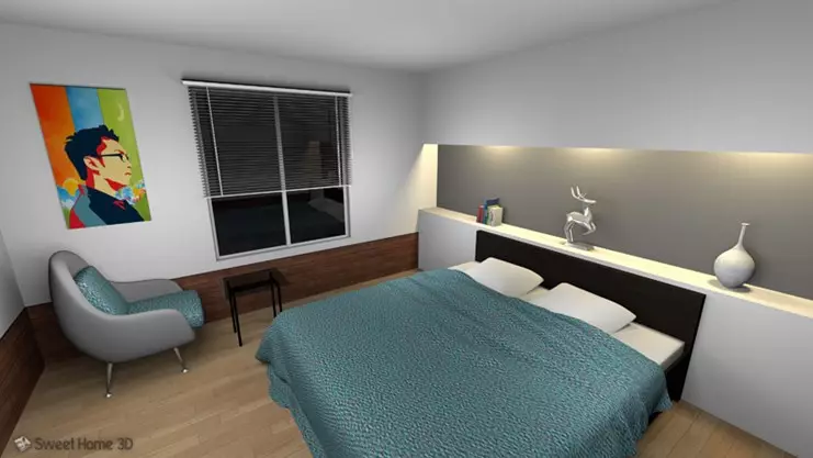 Dizajnirana spavaća soba