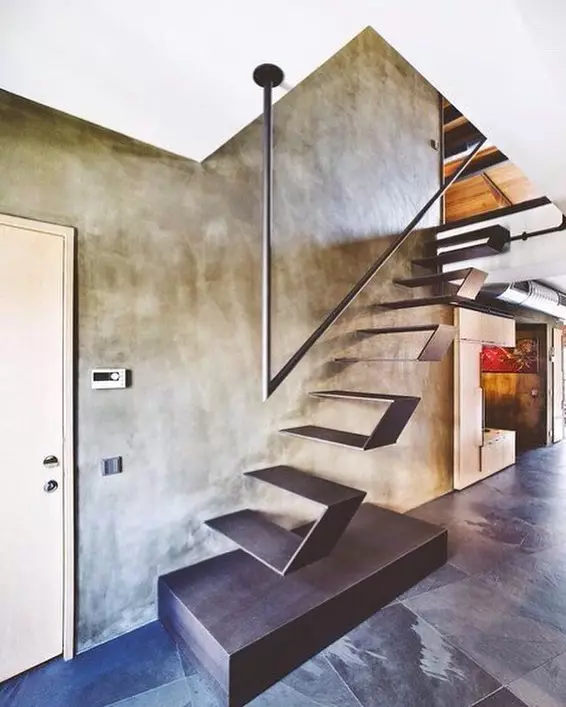 Moderno stubište za dom: fotografija, dizajnerska ideja