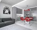 אדום בעיצוב הדירה: 11 סובייטים על שילוב ו -40 דוגמאות לשימוש 10705_64