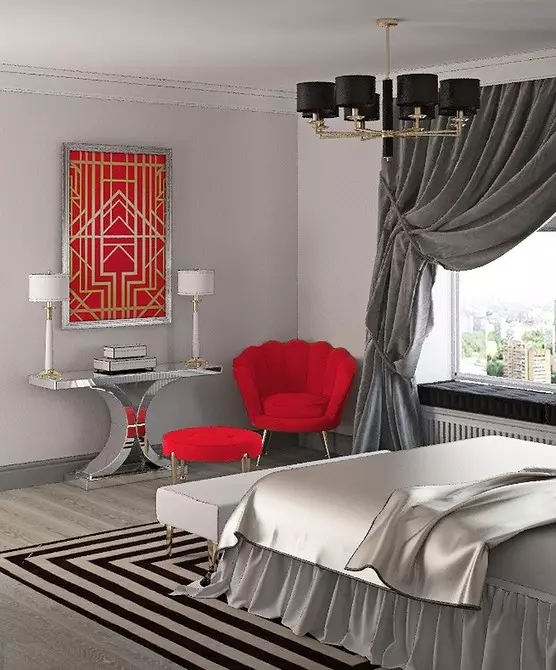 Red in the design of the apartment: 11 Soviets on a combination and 40 examples of use 10705_67