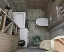 ရေချိုးခန်းနှင့်အတူပေါင်းစပ်ရေချိုးခန်းဒီဇိုင်း - အသေးစားအရွယ်အစားအတွက်အကြံဥာဏ် 10 ခု 10720_10
