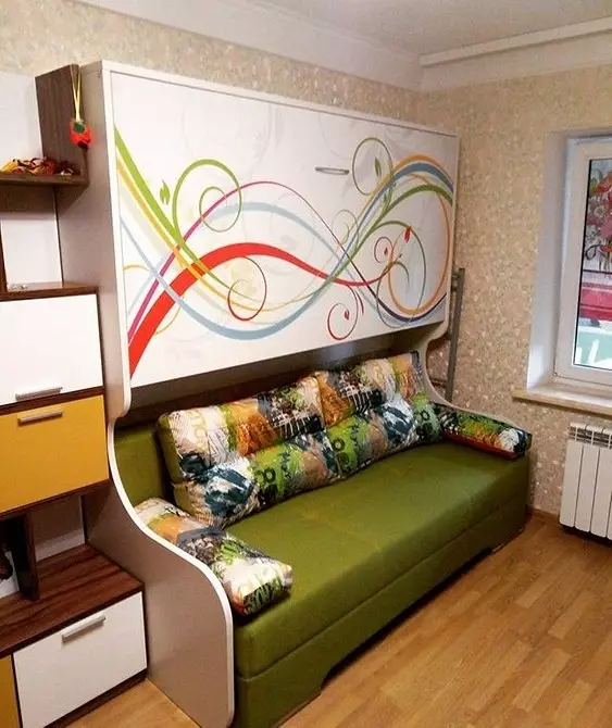 Cómo combinar la sala de estar y el dormitorio: 11 ideas útiles y 50 ejemplos de diseño 10727_54