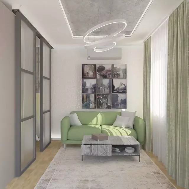 Com combinar la sala d'estar i el dormitori: 11 idees útils i 50 exemples de disseny 10727_94