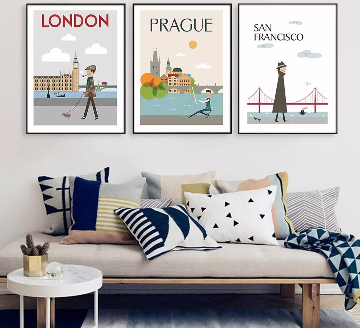 Plakaty z miastami