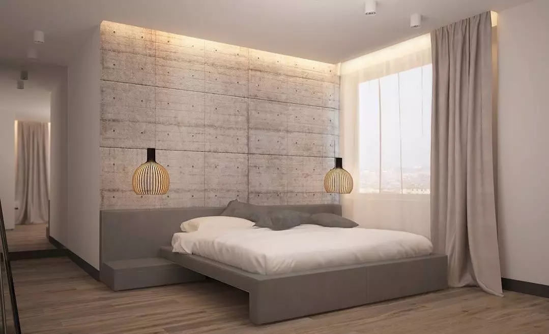 Betonvæg i interiøret: 10 stilfulde muligheder for forskellige værelser 10779_11