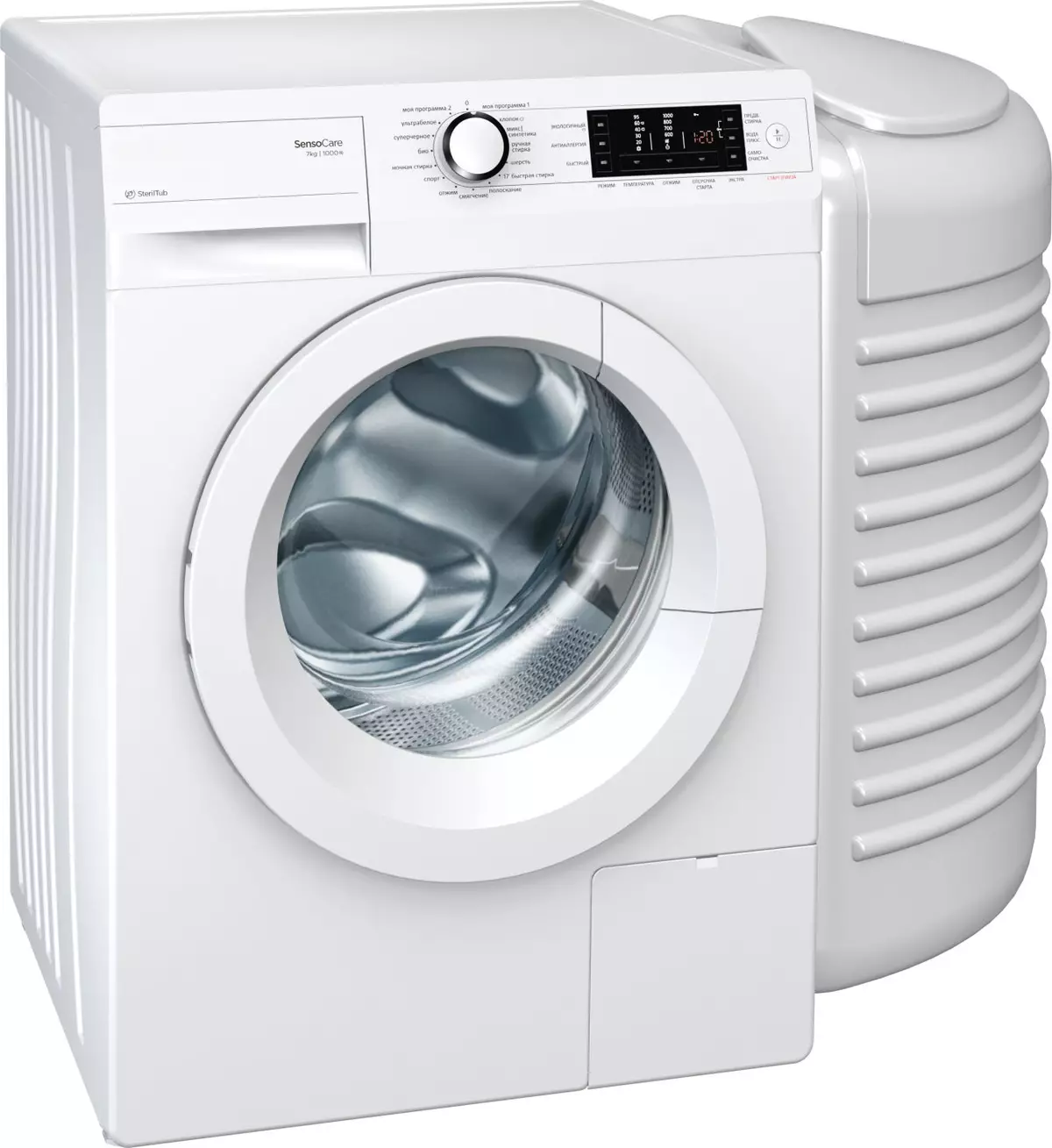Machine à laver pour cottage avec réservoir d'eau