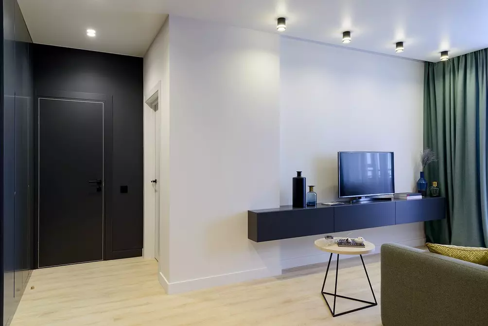 5 exemplos de design inteligente e funcional de apartamento de um quarto 10852_50