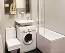 Hvor å sette en vaskemaskin i liten størrelse: 7 Smarte alternativer 10858_5
