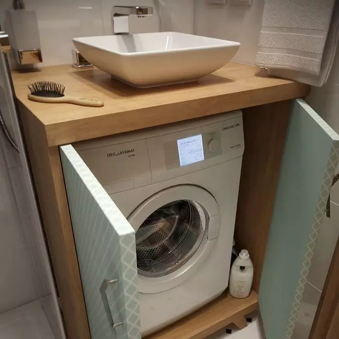 Missä laittaa pesukone pienikokoiselle: 7 Smart Options 10858_7