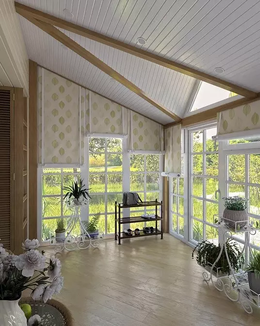 We design the interior of the veranda and terraces in a private house 10873_47