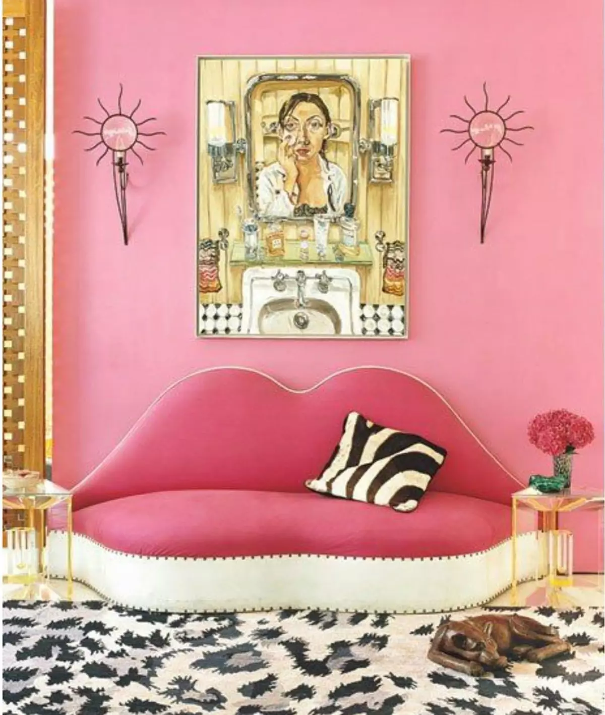 Design Inredning Barbie Irony Interior i rosa foto