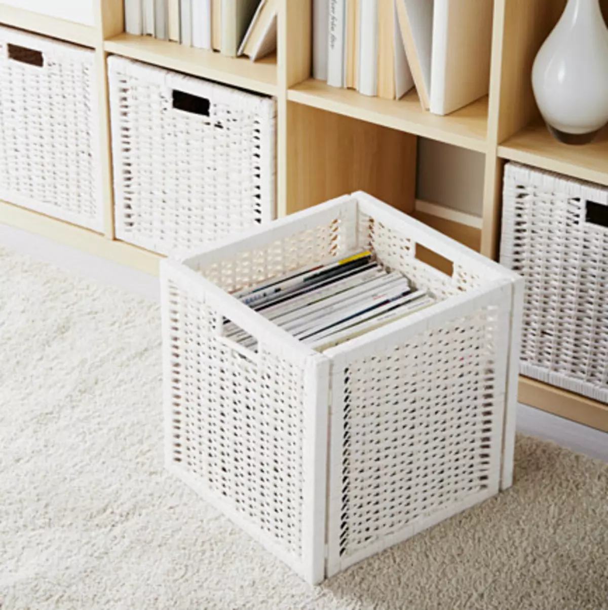 Stêrkek Stylish Storage di sêwirana sêwirana navxweyî de wêneya sêwiranê