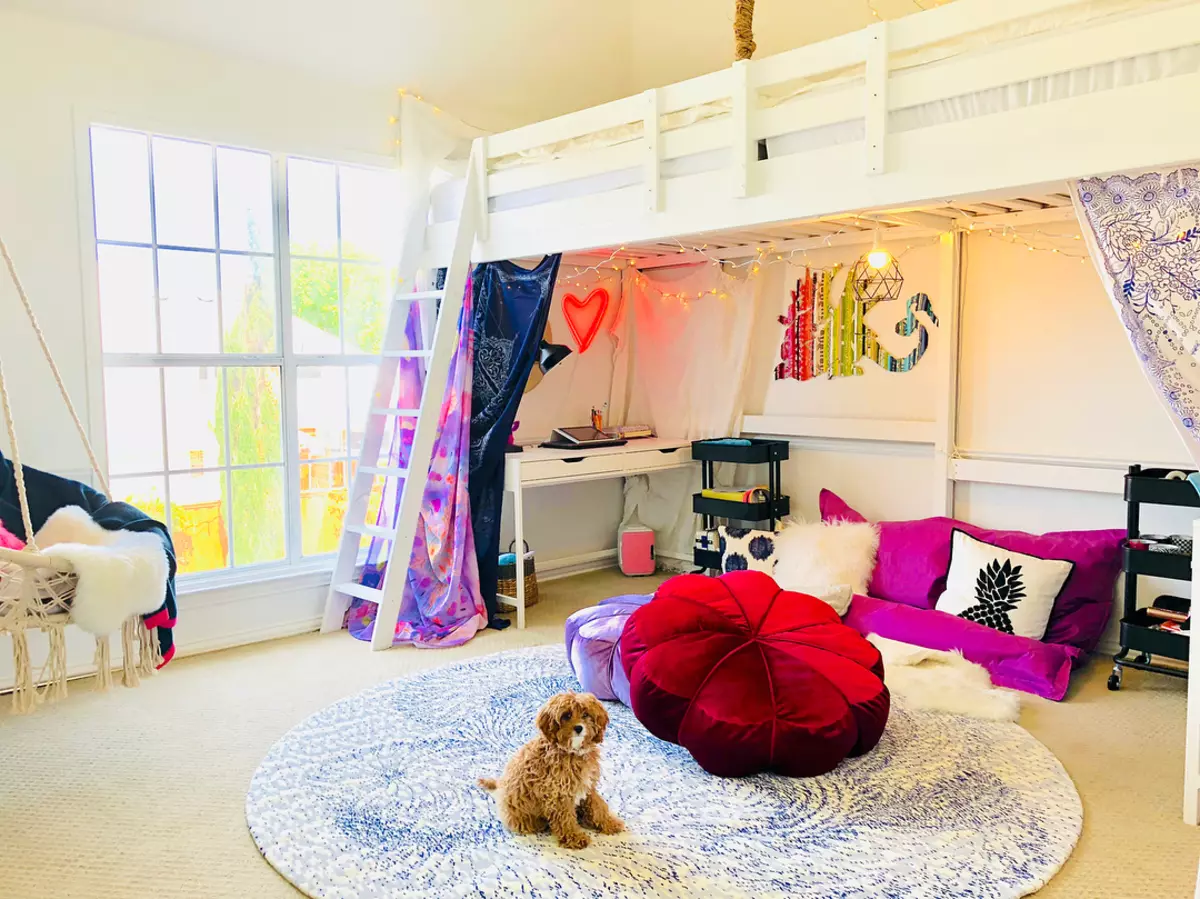 Design Idea Little Room For Two Children With Beds-Attic Photo