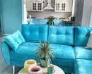 Kék lakás design: 30 legjobb példa és kombináció 10923_39
