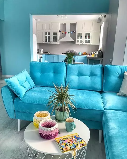 Blue Apartment Design: 30 contoh terbaik dan kombinasi 10923_43