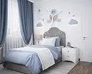 Dearadh Blue Apartment: 30 Samplaí agus teaglaim is fearr 10923_54
