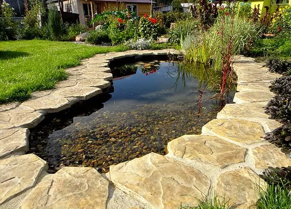 How to make a pond in the country of hand: 4 faithful ways and 30 ideas 10940_15