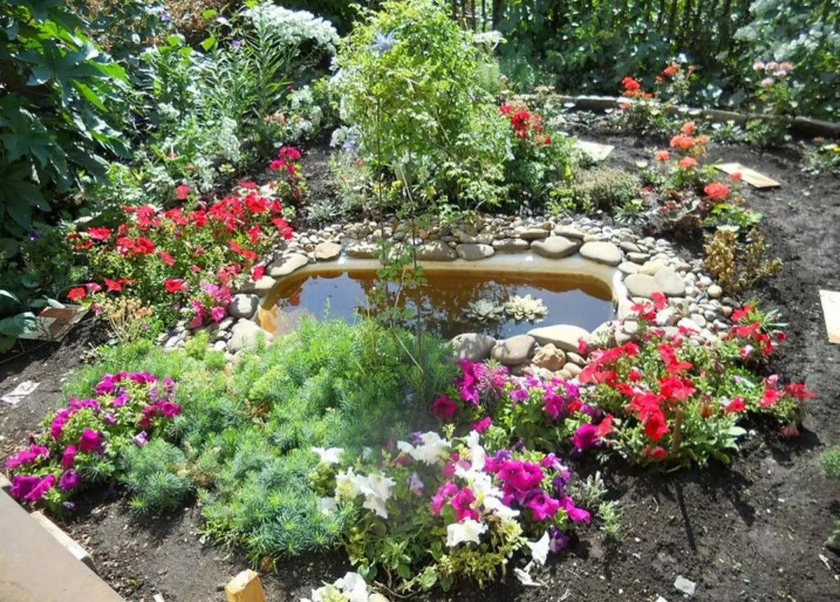 How to make a pond in the country of hand: 4 faithful ways and 30 ideas 10940_45