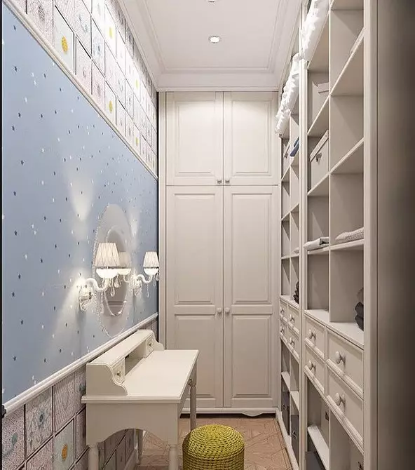 Desain ruang lemari pakaian: 70 ide yang Anda hargai 10960_10