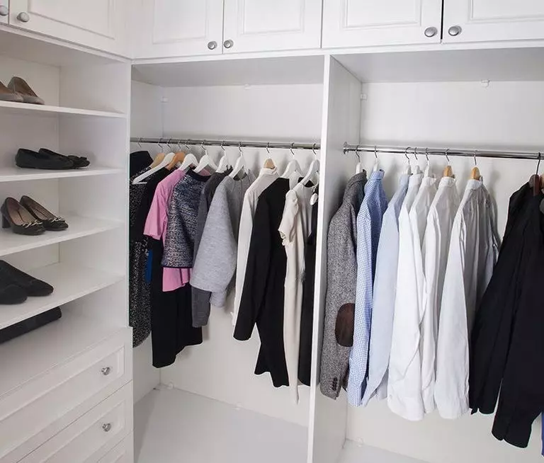 Desain ruang lemari pakaian: 70 ide yang Anda hargai 10960_136