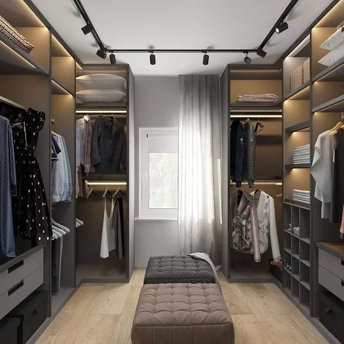 Garderobe rom design: 70 ideer som du setter pris på 10960_20