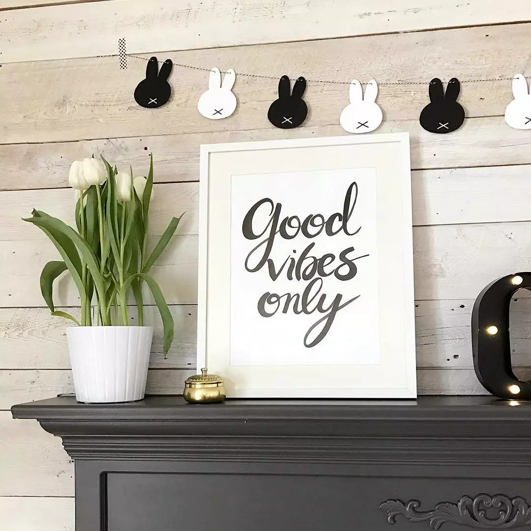 Papel interior decoração inspiradora cartaz com sua foto de mãos