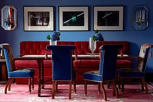 Interiér Blue Apartment: 30 Stylové příklady a nejlepší kombinace 10964_1