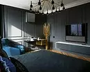 Sinine korteri interjöör: 30 stiilseid näiteid ja parimaid kombinatsioone 10964_25