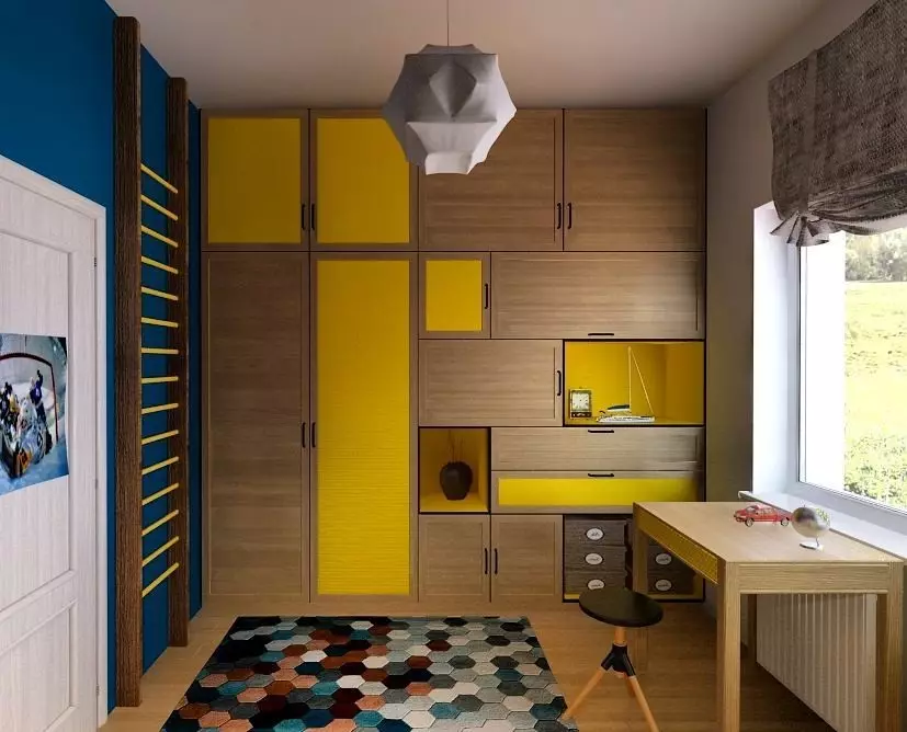 Blue Apartment Interior: 30 stijlvolle voorbeelden en beste combinaties 10964_34