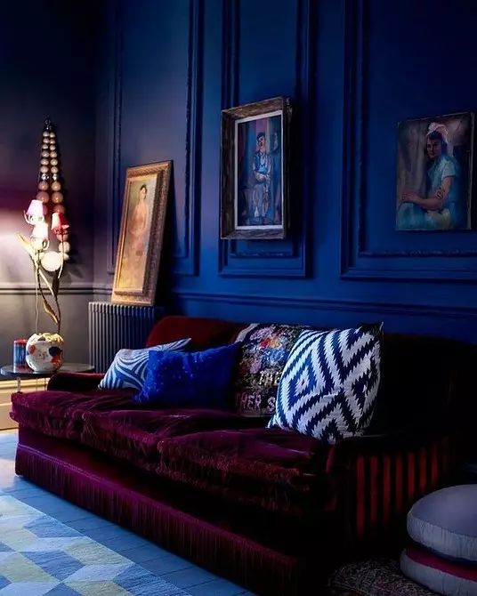 Niebieskie wnętrze mieszkania: 30 stylowych przykładów i najlepszych kombinacji 10964_45