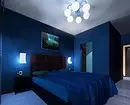 Blå lägenhet interiör: 30 eleganta exempel och bästa kombinationer 10964_48