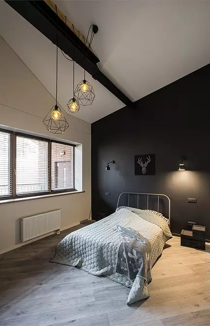 Dark Bedroom Design: 57 Luksus Ideer 10968_7