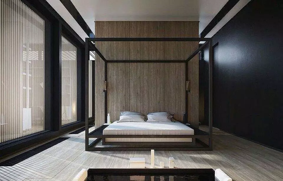 Dark Bedroom Design: 57 Luksus ideer 10968_8