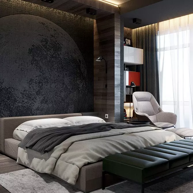 Design camera da letto buia: 57 idee di lusso 10968_94