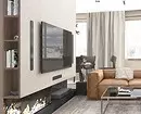 Brendshme moderne e dhomës së ndenjes: 50 opsione me stil 10969_16