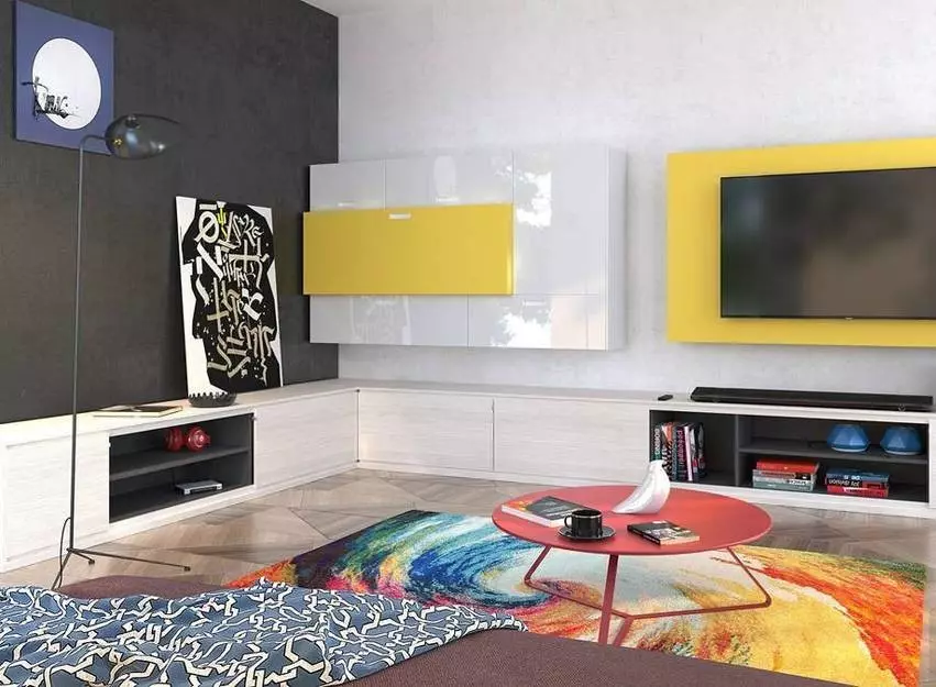 Moderný interiér obývacej izby: 50 štýlových možností 10969_93