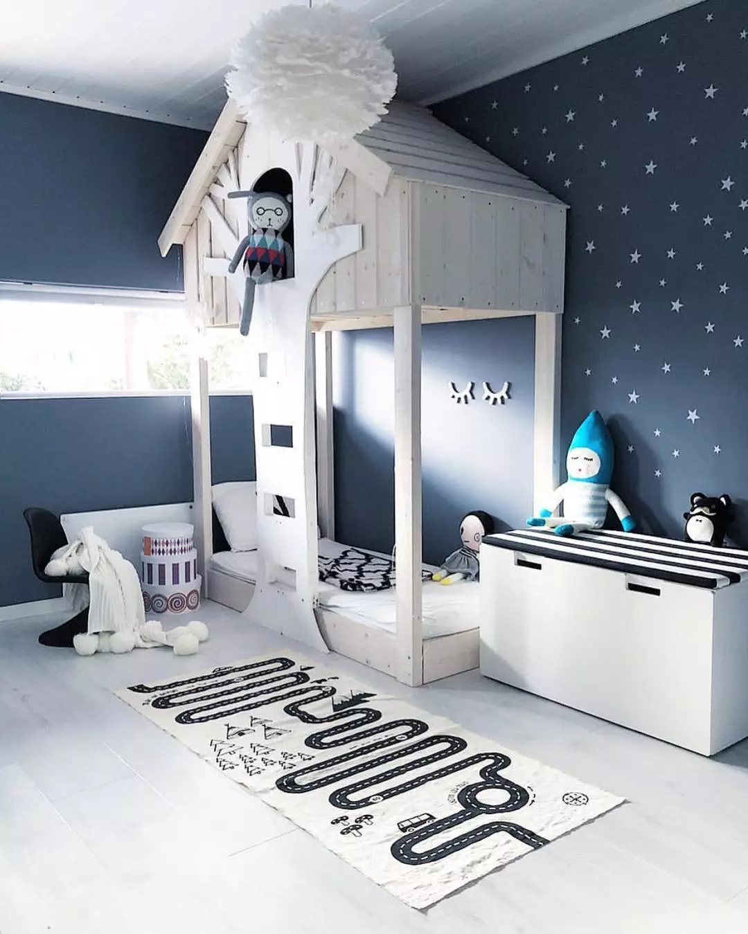 Game House in Children's plafond decor foto ontwerp idee