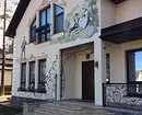 Hoe om die fasade van die huis te versier met die afwerking en versiering: 15 stylvolle opsies 10983_112